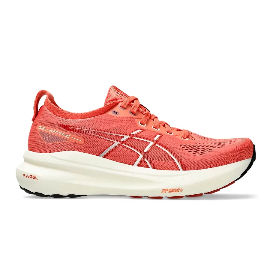 Asics Gel Kayano 31 ladrillo y blanco mujer