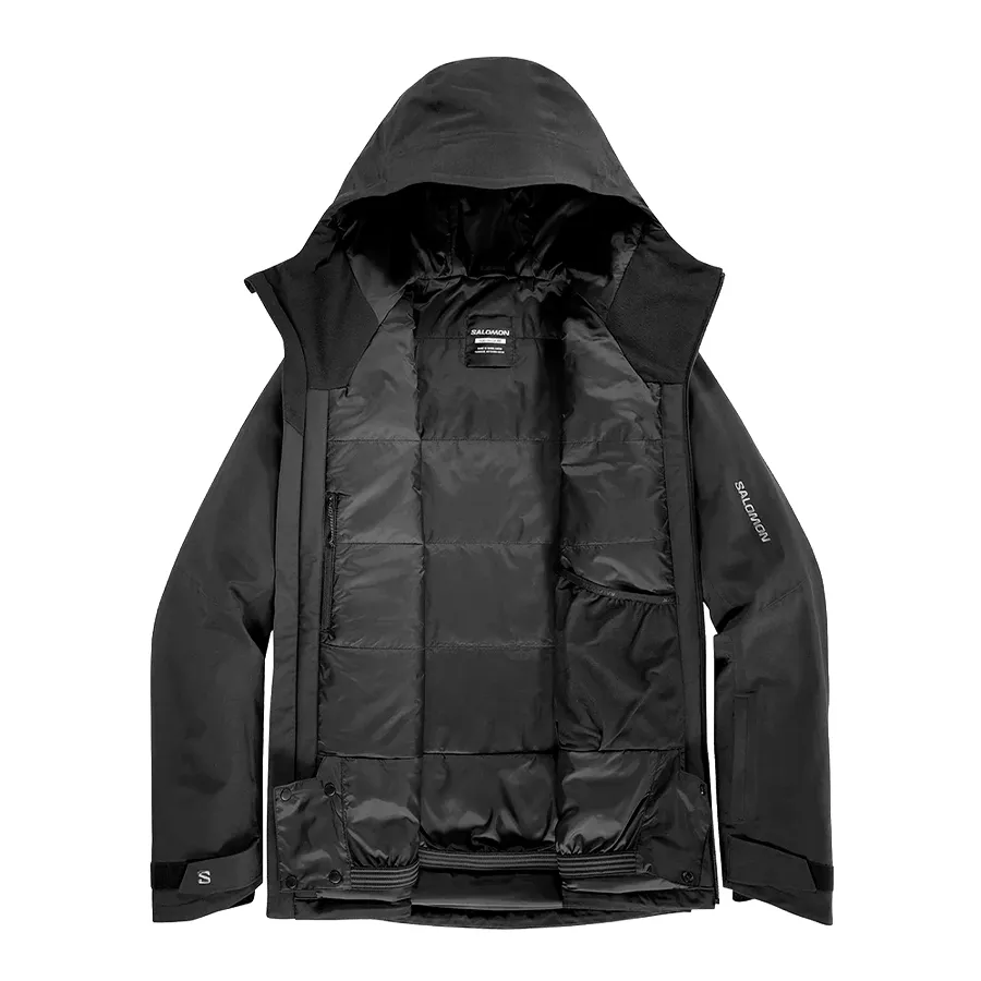 Imagen 3 de 8 de Campera Salomon Highland Jacket-NEGRO