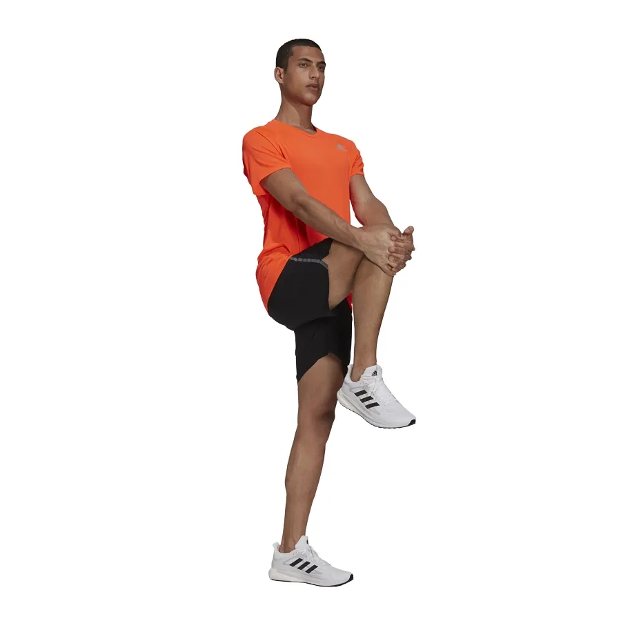 Imagen 4 de 5 de Remera adidas Runner-NARANJA