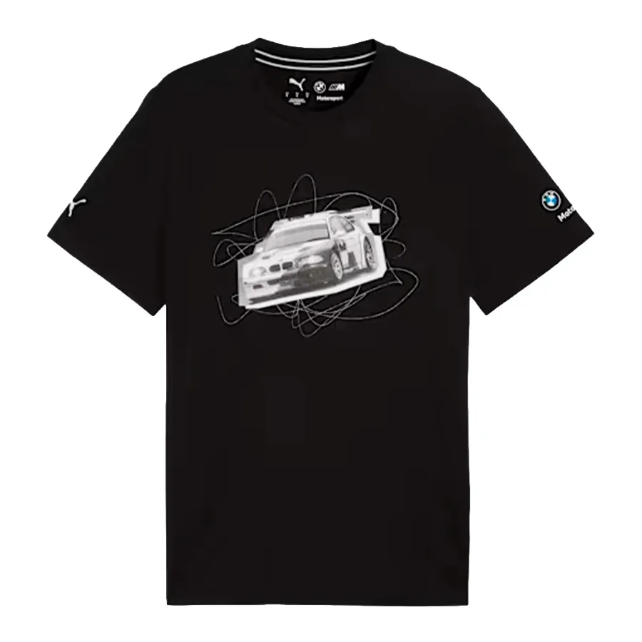 Imagen 2 de 4 de Remera Puma Essentials Motorsport BMW-NEGRO