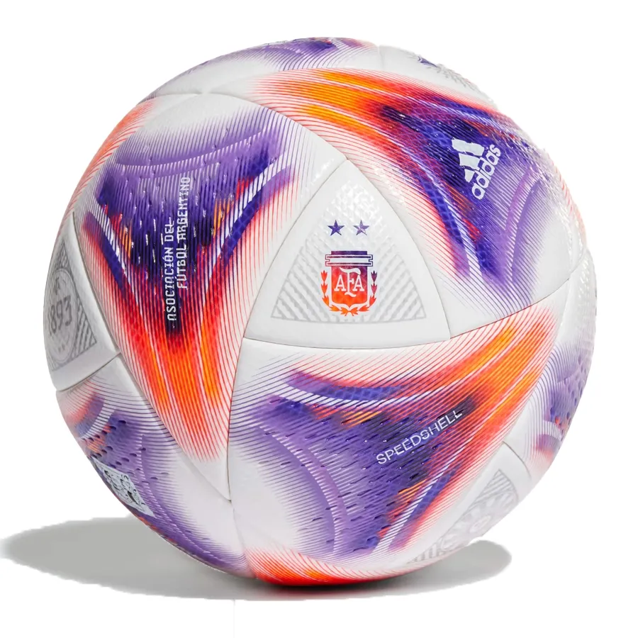 Imagen 1 de 4 de Pelota adidas Argentum 21-BLANCO/VIOLETA/NARANJA