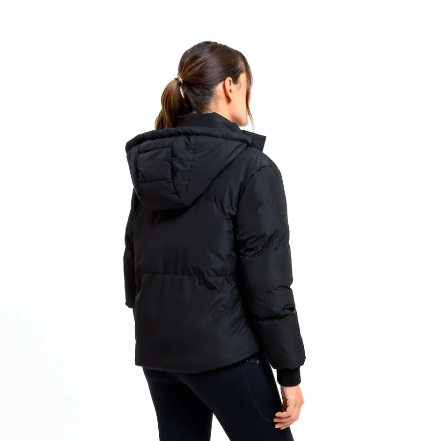 Imagen 1 de 5 de Campera Iu Sport Harmony Hooded Puffer-NEGRO