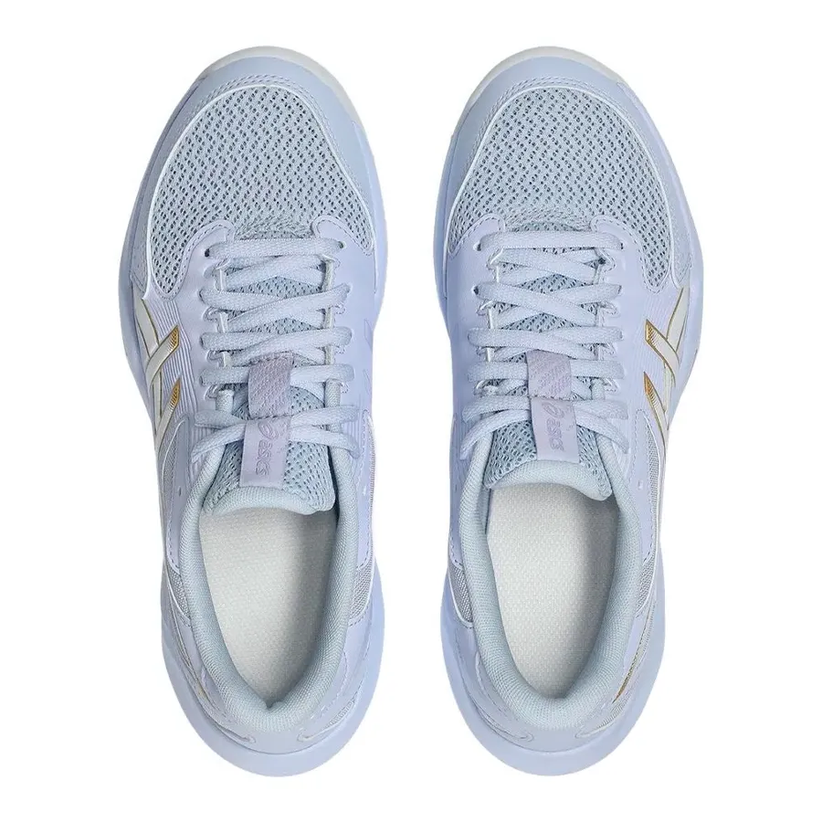 Imagen 4 de 6 de Zapatillas Asics Gel Rocket 12-CELESTE/BLANCO/DORADO