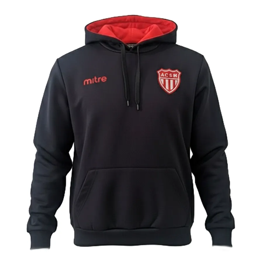 Imagen 3 de 4 de Buzo Mitre Canguro San Martin Mza-NEGRO/ROJO