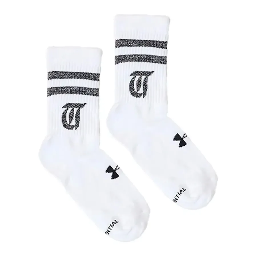 Imagen 2 de 3 de Medias Under Armour Essentials Tini-BLANCO