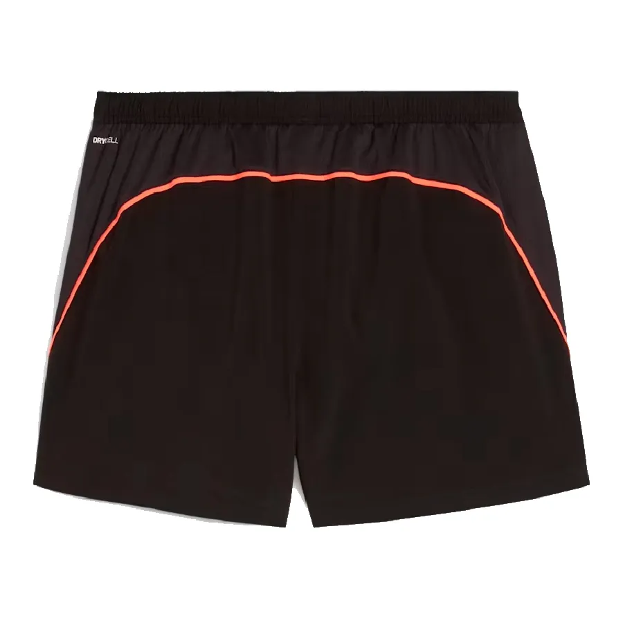 Imagen 2 de 5 de Shorts Puma para correr Velocity de 5 pulgadas-NEGRO/NARANJA FLUOR
