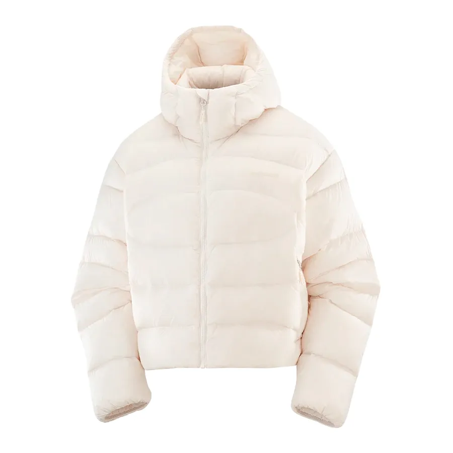 Imagen 2 de 5 de Campera Salomon Outline Nov Crop Down-BLANCO