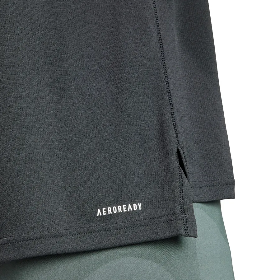 Imagen 2 de 4 de Remera adidas Manga Larga Train Essentials-NEGRO