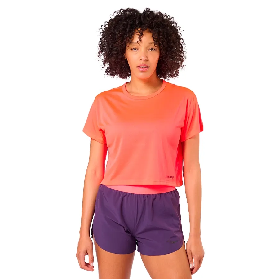 Imagen 0 de 3 de Remera Saucony Eelevate Short Sleeve-CORAL