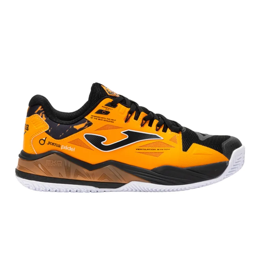 Imagen 0 de 4 de Zapatillas Joma Padel Spin-NARANJA/NEGRO
