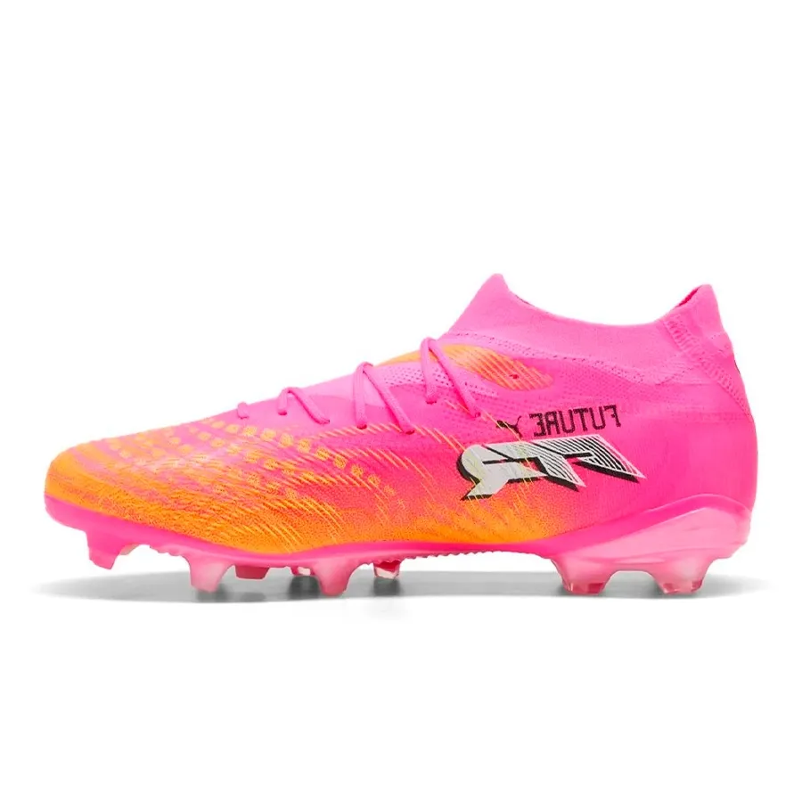 Imagen 2 de 6 de Botines Puma Future 9 Match Fg-ROSA FLUOR/TURQUESA/AMARILLO FLUOR