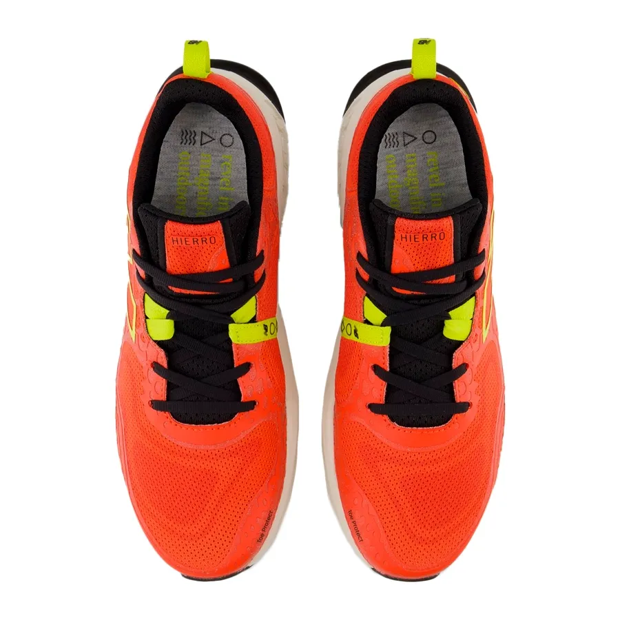 Imagen 2 de 6 de Zapatillas New Balance Fresh Foam X Hierro v8-NARANJA/NEGRO/AMARILLO