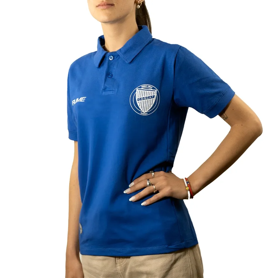 Imagen 1 de 5 de Remera Fiume Sport Polo Dama Godý Cruz-AZUL/BLANCO
