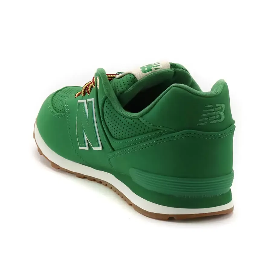 Imagen 1 de 3 de Zapatillas New Balance Kl 574 Heg-VERDE/BLANCO