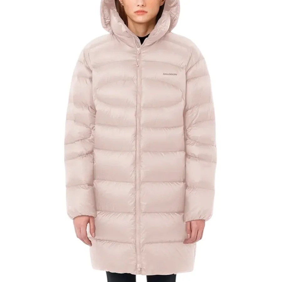 Imagen 0 de 5 de Campera Salomon Outline Novelty Down-CEMENTO
