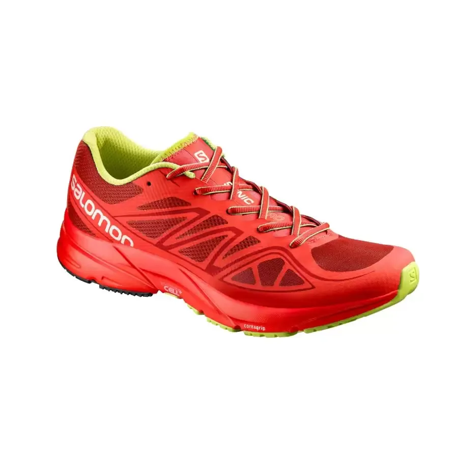 Imagen 0 de 4 de Zapatillas Salomon Sonic Aero M-ROJO/LIMA