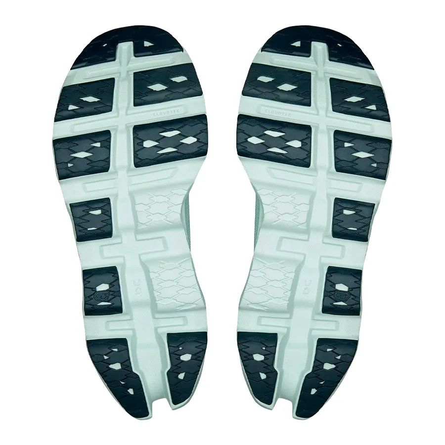 Imagen 3 de 5 de Zapatillas On Cloudmonster 3-GRIS/VERDE FLUOR