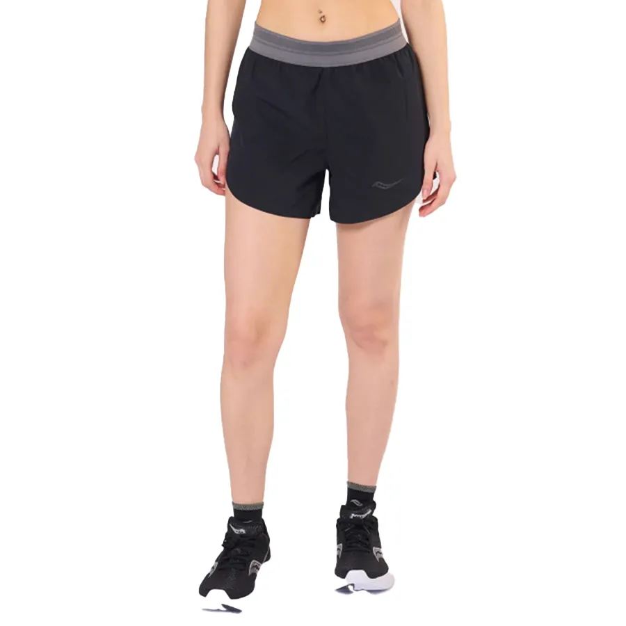 Imagen 0 de 5 de Shorts Saucony Kinvara 3"-NEGRO/GRIS