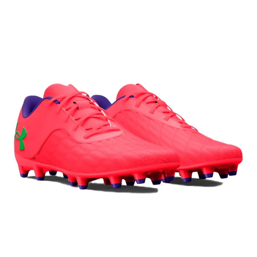 Imagen 2 de 6 de Botines Under Armour Magnetico Select 3.0-CORAL/VERDE FLUOR