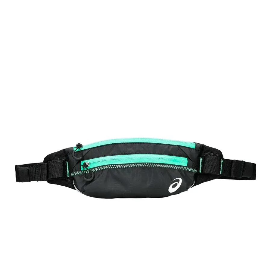 Imagen 0 de 2 de Riñonera Asics Waist Pouch Light-NEGRO/VERDE AGUA