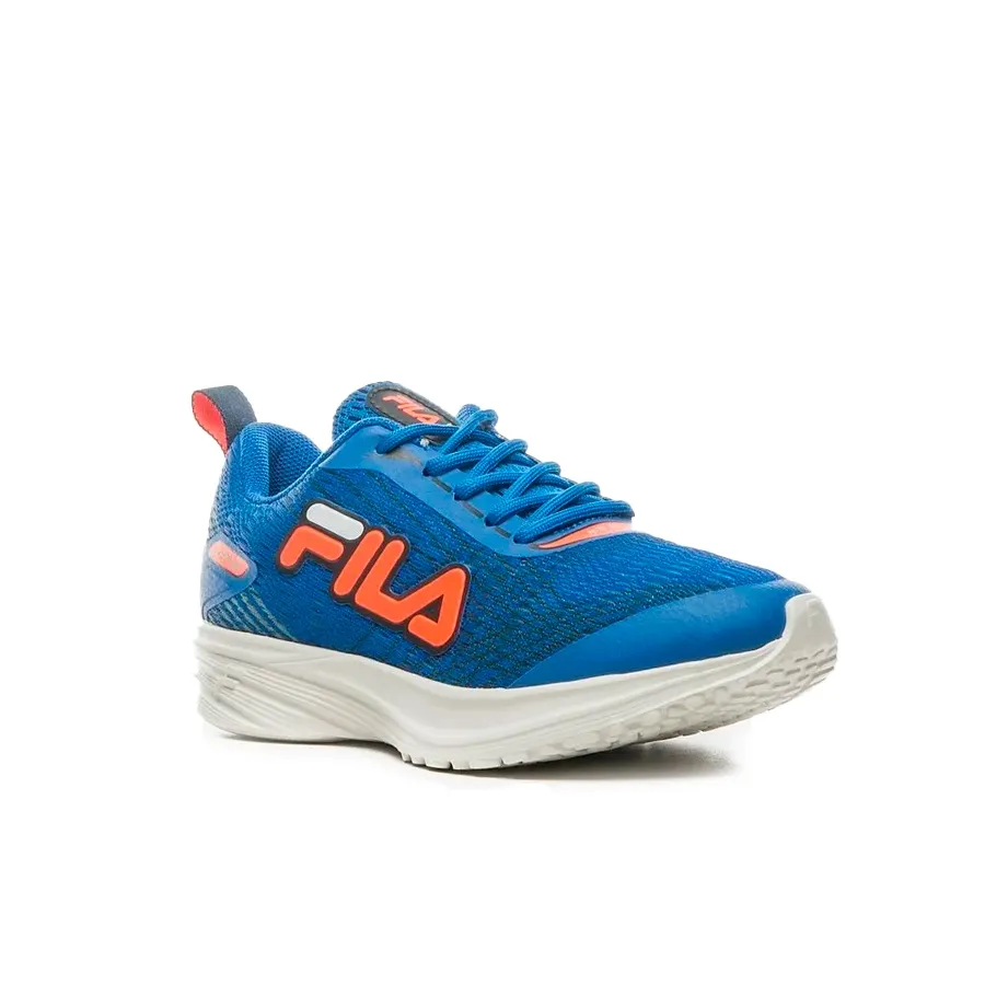 Imagen 1 de 5 de Zapatillas Fila Kr6 Kids-MARINO/NARANJA