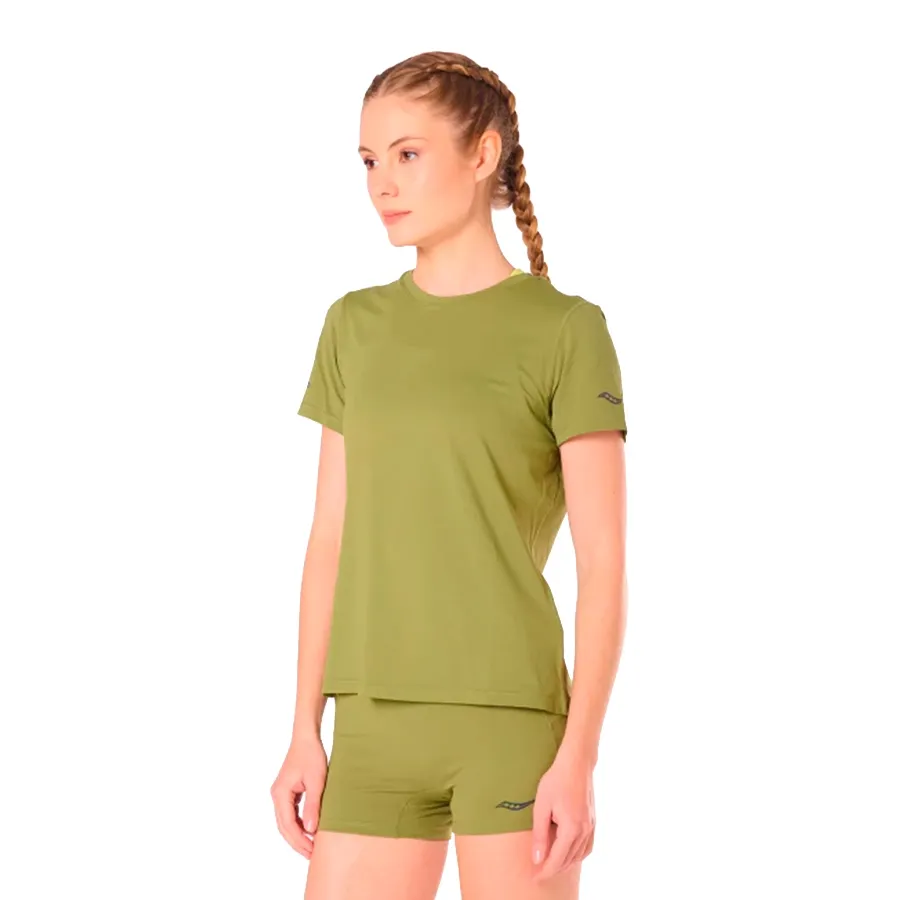 Imagen 2 de 6 de Remera Saucony Peregrine Tr Graphic-VERDE OLIVA