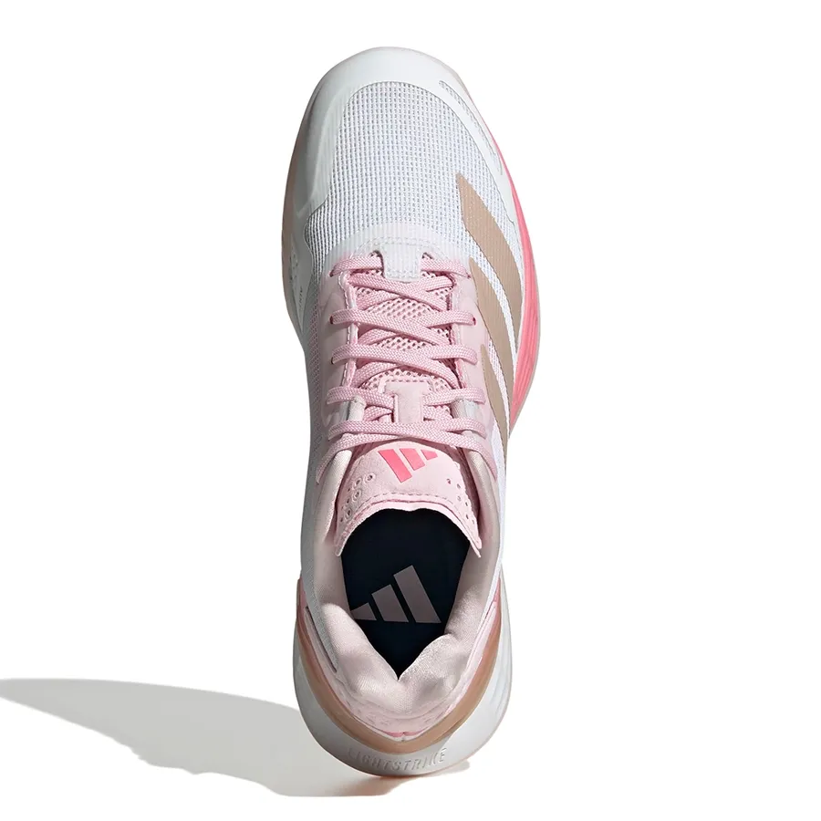 Imagen 3 de 7 de Zapatillas adidas Defiant Speed 2-BLANCO/ROSA