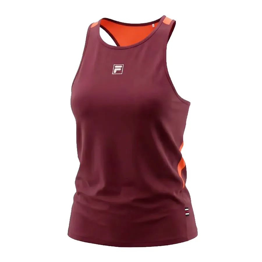 Imagen 2 de 6 de Musculosa Fila Ws Sleeveless-VINO