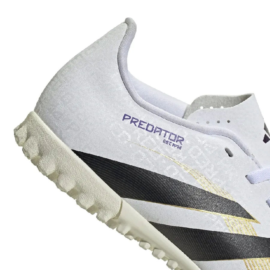 Imagen 5 de 7 de Botines adidas Predator Club Tf Junior-BLANCO/NEGRO