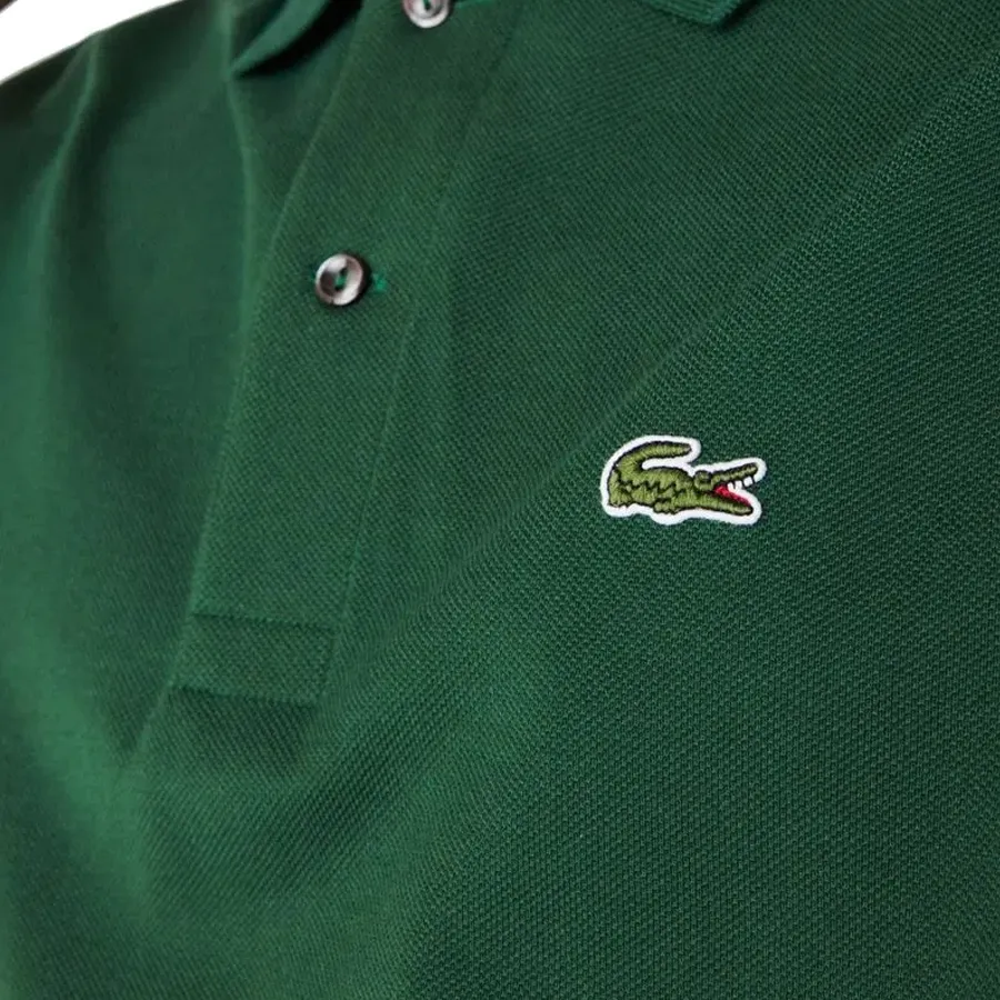 Imagen 3 de 4 de Remera Lacoste Chemise Col Bord-VERDE