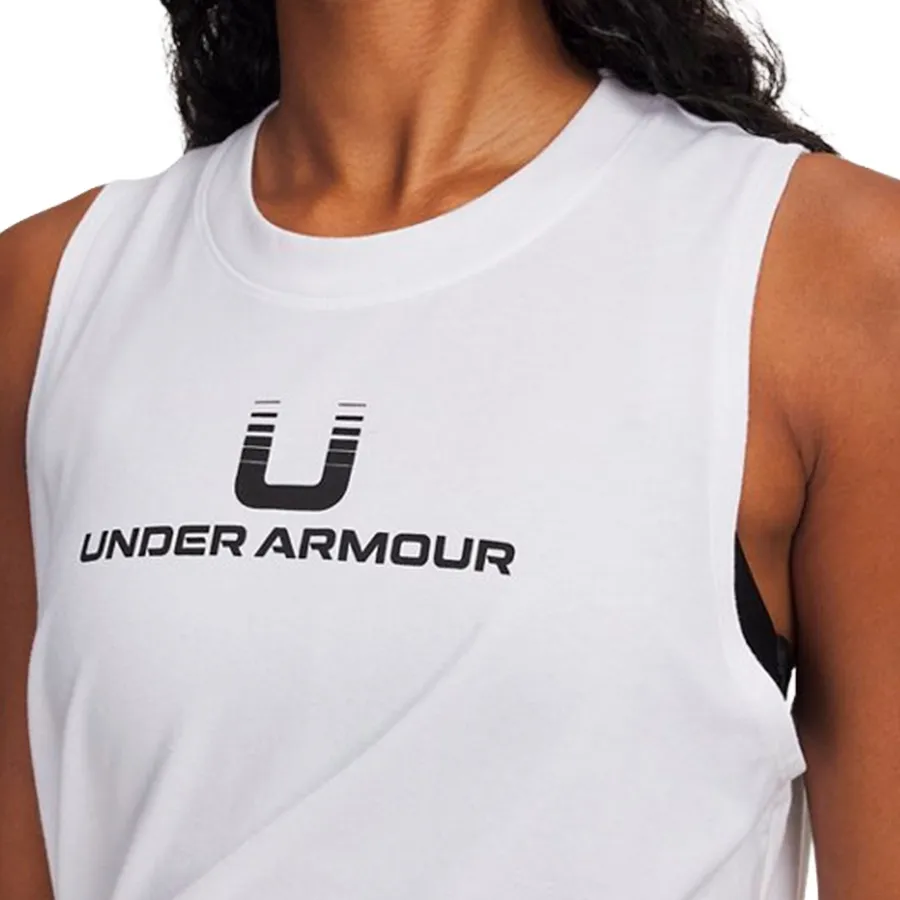 Imagen 4 de 5 de Musculosa Under Armour Varsity U Tank-BLANCO