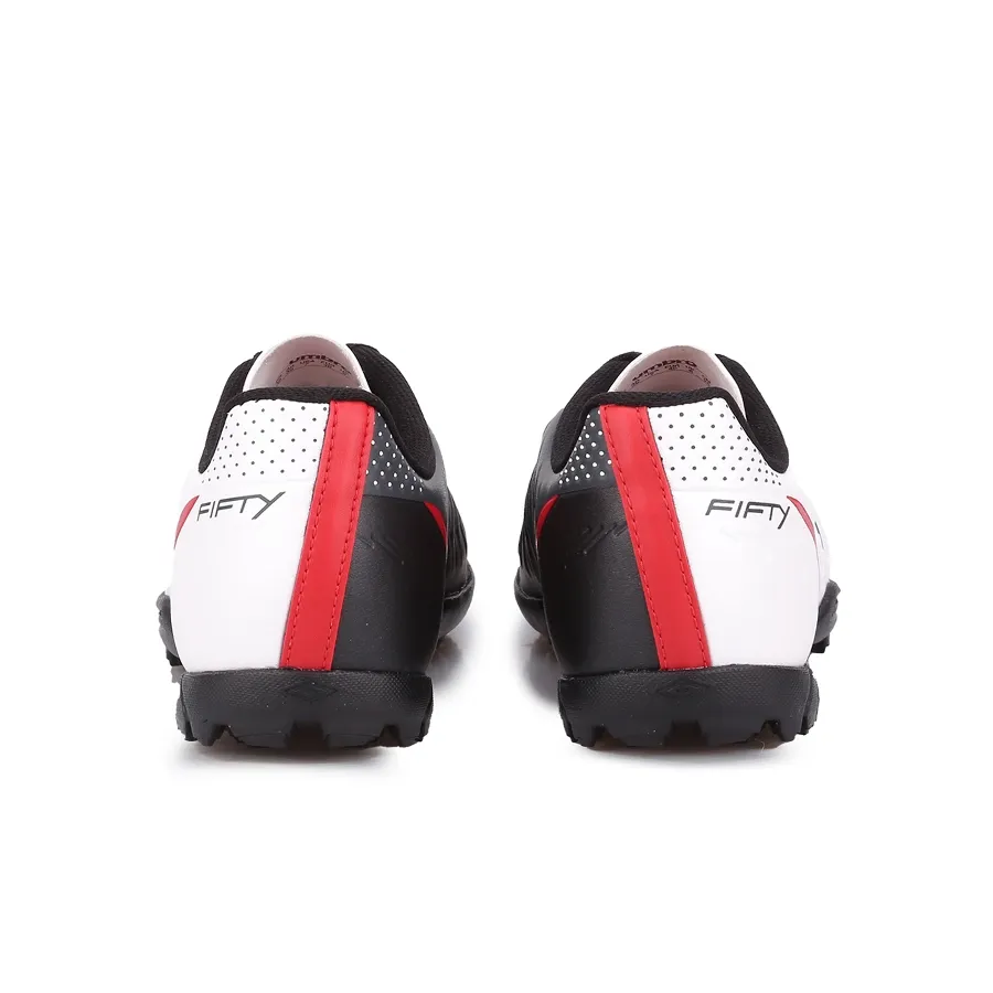 Imagen 2 de 5 de Botines Umbro Fifty IV-BLANCO/NEGRO/ROJO