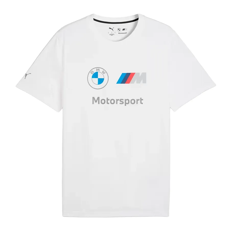Imagen 2 de 4 de Remera Puma Bmw Mms Essentials Logo-BLANCO