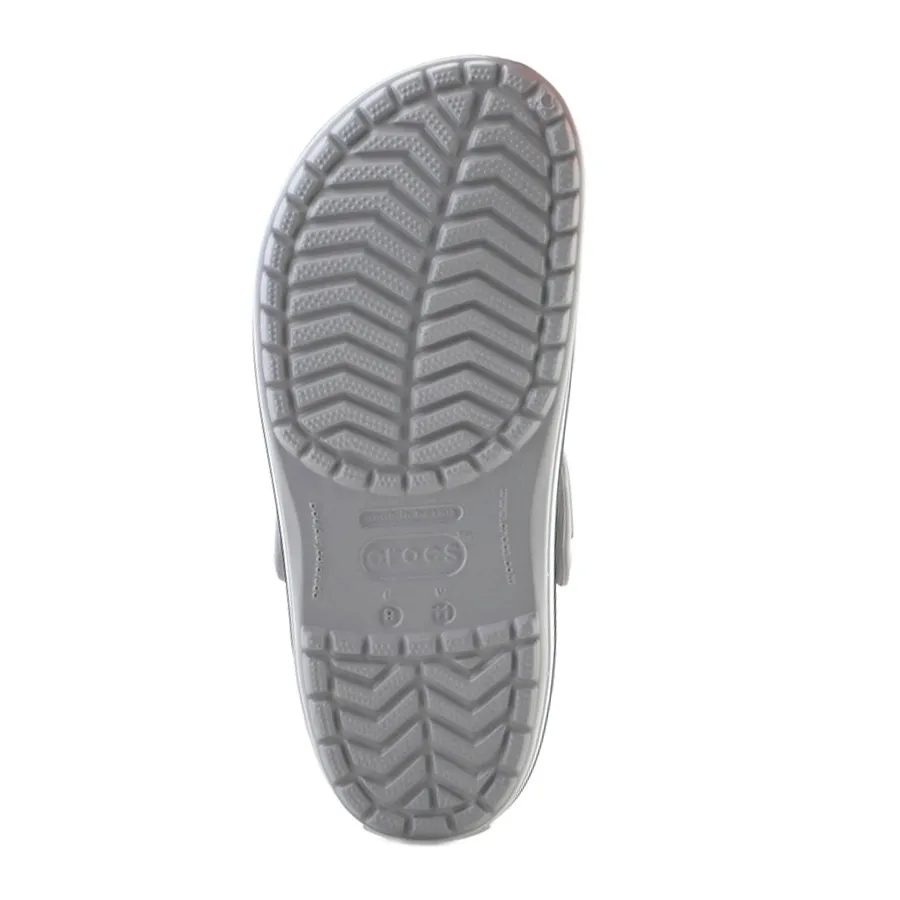 Imagen 4 de 6 de Ojotas Crocs Crocband-GRIS/BLANCO/NEGRO