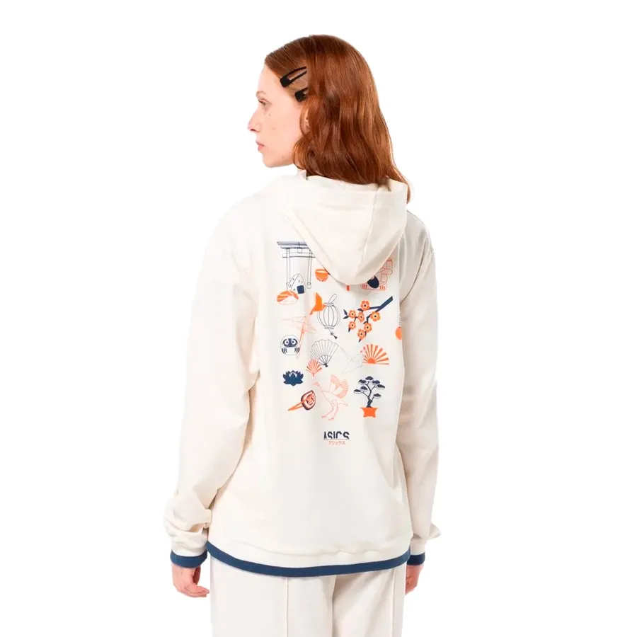 Imagen 2 de 5 de Buzo Asics Japanese Topics-BLANCO