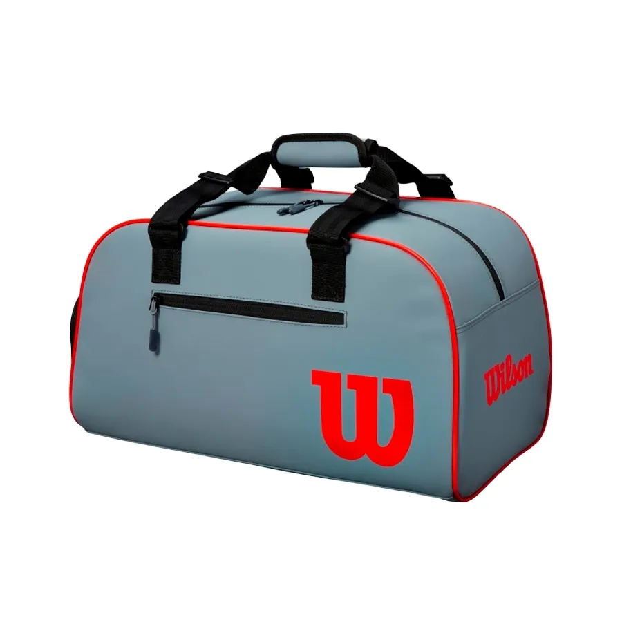 Imagen 1 de 2 de Bolso Wilson Clash Duffle Small-GRIS/ROJO/NEGRO