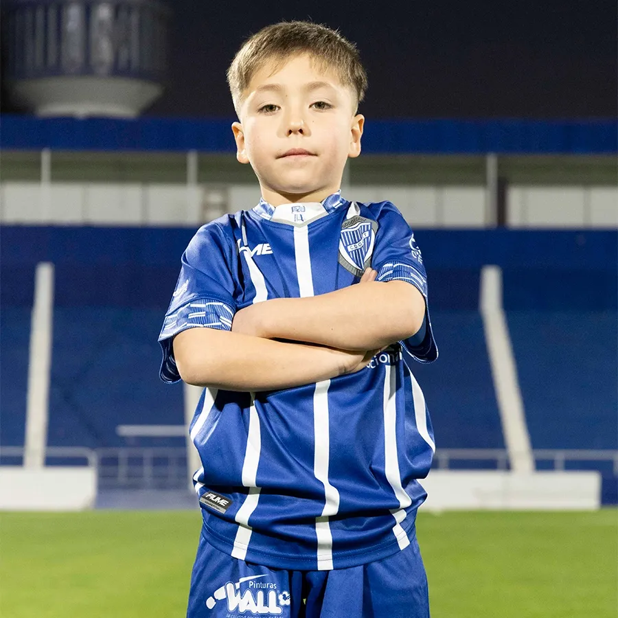 Imagen 2 de 7 de Conjunto Fiume Sport Tripack Godoy Cruz Kids 2025-AZUL/BLANCO