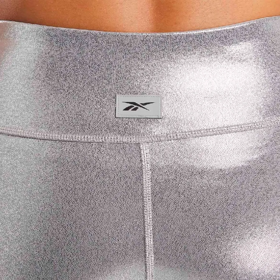 Imagen 3 de 4 de Calza Reebok Lux Chrome Hr-PLATA