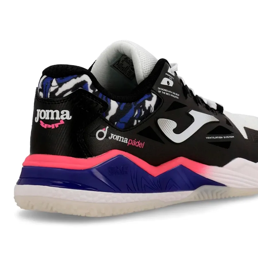 Imagen 5 de 6 de Zapatillas Joma Padel Spin W2531-BLANCO/NEGRO/AZUL FRANCIA