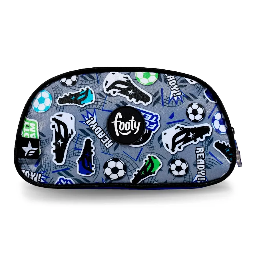 Imagen 2 de 3 de Cartuchera Footy Futbol Pop It Con Led-NEGRO/MARINO/VERDE
