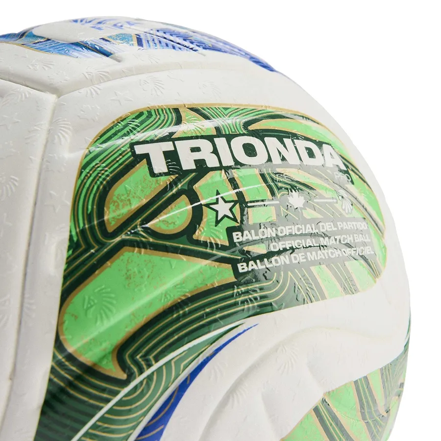 Imagen 3 de 6 de Pelota adidas Trionda Pro de la Copa Mundial de la FIFA 26-BLANCO/AZUL/ROJO