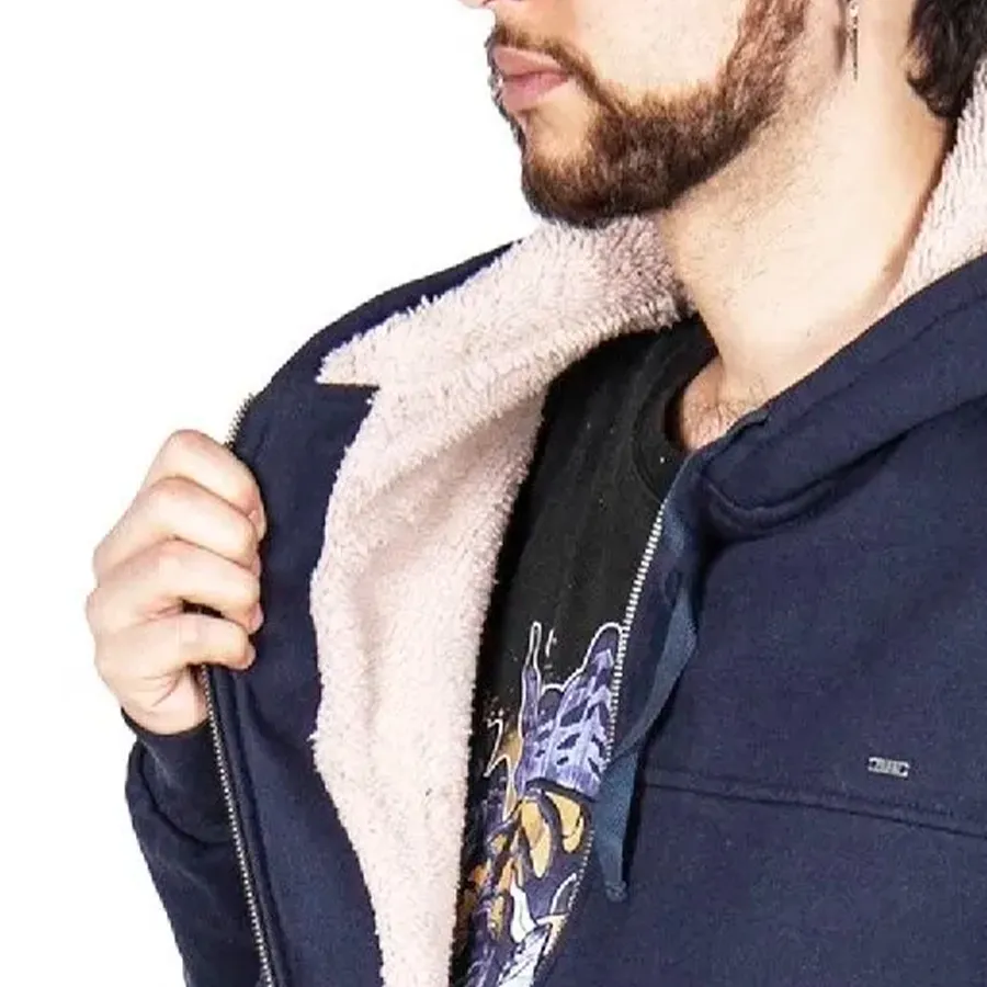 Imagen 2 de 3 de Campera Reef Five Fins Zipper-NEGRO