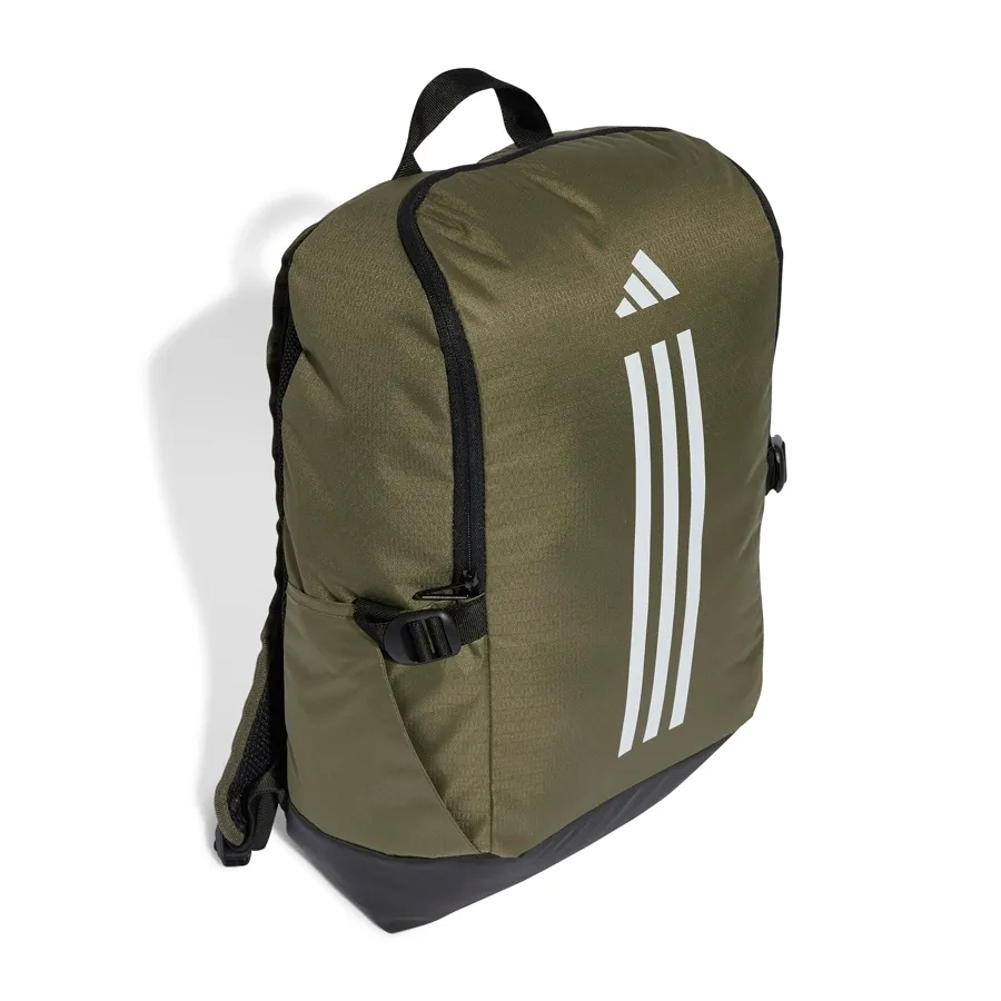 Imagen 1 de 6 de Mochila Adidas Essentials 3 Stripes-OLIVA/BLANCO/NEGRO