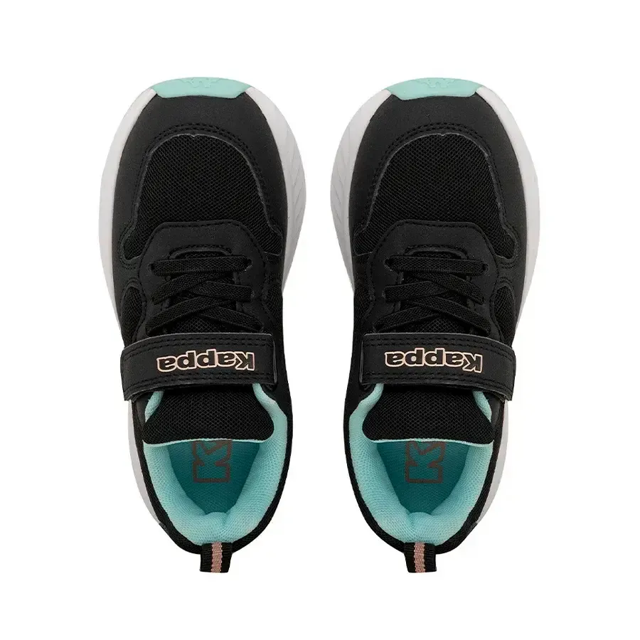 Imagen 2 de 4 de Zapatillas Kappa Logo Delvis-NEGRO/TURQUESA