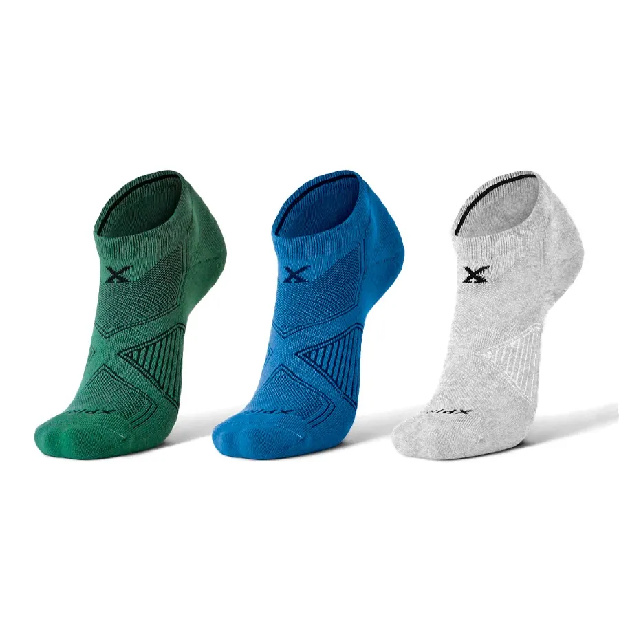 Imagen 0 de 1 de Medias Xpirit Pack X3 Icon Low Cut-VERDE/GRIS/AZUL