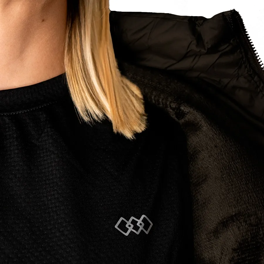 Imagen 3 de 4 de Campera Kamp Short Jacket Padding 25-NEGRO