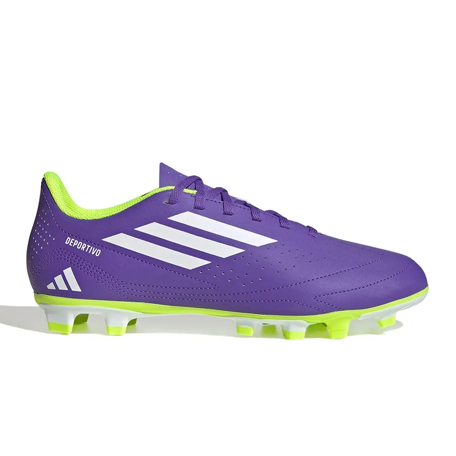 Imagen 0 de 7 de Botines adidas Deportivo III Fg-MORADO/AMARILLO FLUOR