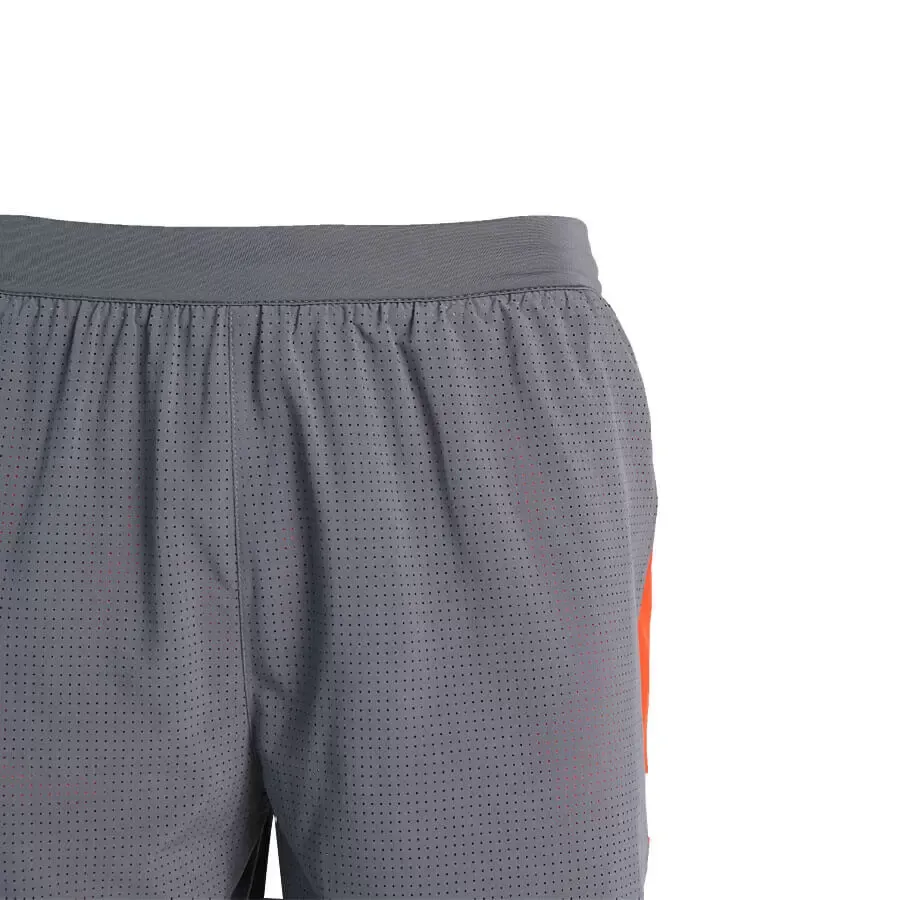 Imagen 2 de 4 de Shorts Puma Pace 2 In1 7"-GRIS/NARANJA