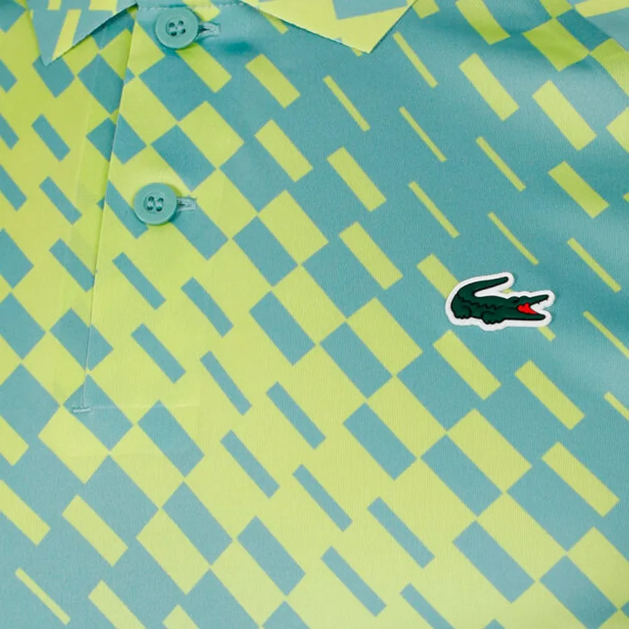 Imagen 8 de 9 de Remera Lacoste Novak Djokovic-VERDE/LIMA