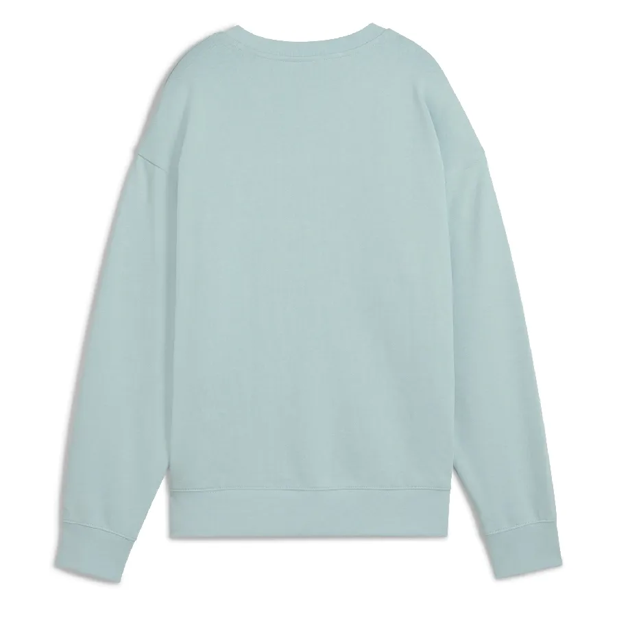 Imagen 3 de 4 de Buzo Puma Essentials Elevated Comfort Crew-VERDE AGUA